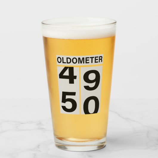 50e anniversaire Oldometer Verre (Devant (rempli))