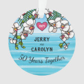 50e anniversaire Orchidées de plage tropicale (devant)