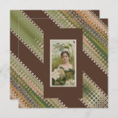 50e anniversaire personnalisé Merci de beauté flor (Devant / Derrière)