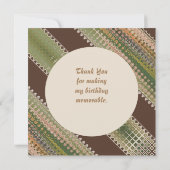 50e anniversaire personnalisé Merci de beauté flor (Dos)