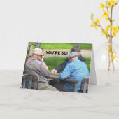 50E ANNIVERSAIRE POUR LUI CARTES FUNNY (Fleur jaune)