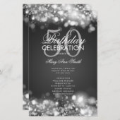 50e anniversaire Programme Glam Lights Silver avec (Devant / Derrière)