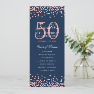 50e Anniversaire Programme Remerciements U Rose Go