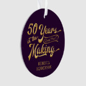 50e anniversaire Purple and Gold Photo (devant)