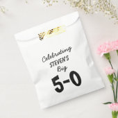 50e anniversaire Sacs de favoris personnalisés (Scellé)