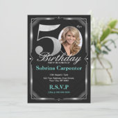 50e anniversaire Silver and Black Invitation (Debout devant)