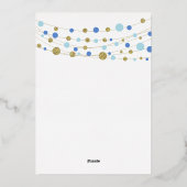 50e anniversaire surprise invitation élégante (Verso)