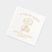 50e anniversaire Un Tini Un peu plus vieux Martini (Gauche)