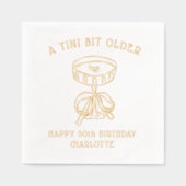 50e anniversaire Un Tini Un peu plus vieux Martini (Recto)