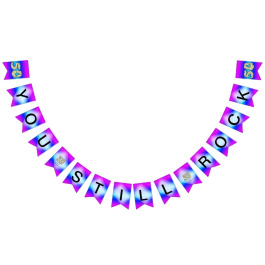 50e Anniversaire Vous Encore Bannière De Bunting R (Tout)