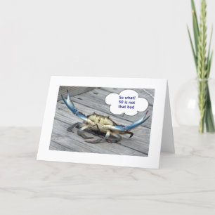 50e BIRTHDAY MET CRABBY CRAB Kaart