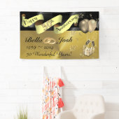 50e bruiloft Happy Jubileum Banner (Insitu)