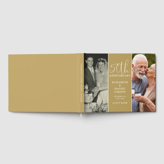 50e bruiloft Jubileum 2 Foto Gastenboek (Volledig)