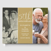 50e bruiloft Jubileum 2 Foto Gastenboek (Voorkant)