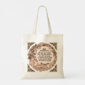 50e bruiloft Jubileum Canvas tas (Achterkant)