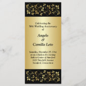 50e bruiloft Jubileum Gelofte Vernieuwing Programm Programma (Voorkant)