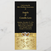 50e bruiloft Jubileum Gelofte Vernieuwing Programm Programma (Voorkant)