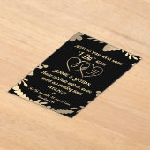 50e bruiloft Jubileum geloften vernieuwing Acryl Uitnodigingen (Laagn)