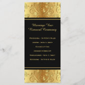 50e bruiloft Jubileum geloften vernieuwingsprogram Programma (Achterkant)