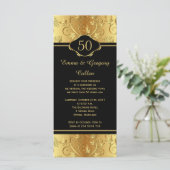 50e bruiloft Jubileum geloften vernieuwingsprogram Programma (Staand voorkant)