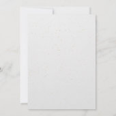 50e bruiloft Jubileum Gold Typografie Kaart (Achterkant)