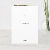 50e bruiloft Jubileum Gold White Pearl Feestdagen Kaart (Achterkant)