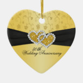 50e bruiloft Jubileum Keepomwille Ornament (Voorkant)