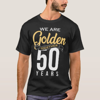 50e bruiloft Jubileum Kunst voor Mannen Vrouwen 50 T-shirt