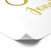 50e bruiloft Jubileum Party Welkom Poster (Hoek)