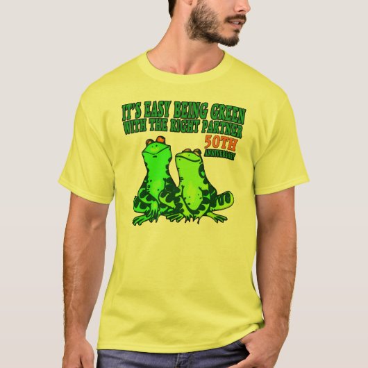 50e bruiloft Jubileum T-shirt (Voorkant)