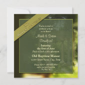 50e bruiloft Jubileum Uitnodigingen - Gazebo (Achterkant)