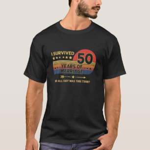 50e bruiloft Jubileum vieren 50e bruiloft T-shirt