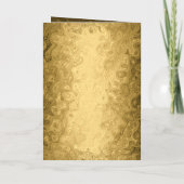 50e carte d'anniversaire d'or 50e anniversaire (Dos)