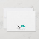 50e carte de réponse à l'anniversaire de la photo (Dos)