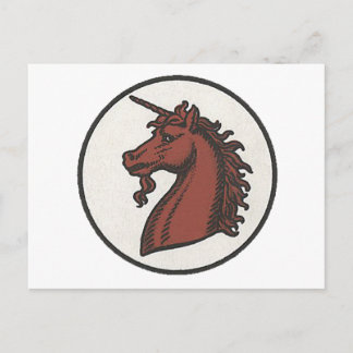 50e divisie Unicorn Briefkaart