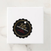 50e ET FABULEUSE étiquette cadeau d'anniversaire B (En situation)