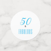 50e et fabuleux Confetti anniversaire (Petit recto)