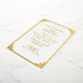 50e Faire-part de mariage d'or (Rotation)