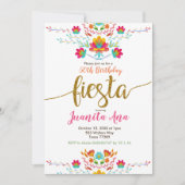 50e Fiesta Surprise Anniversaire Invitation (Devant)