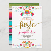 50e Fiesta Surprise Anniversaire Invitation (Devant / Derrière)