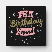 50e geboortedag fotoplaat (Voorkant)