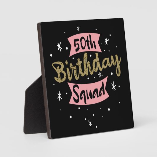 50e geboortedag fotoplaat (Voorkant)