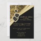 50e Glitter Jubileum Kaart (Voorkant)