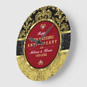 50e Gold Wedding-Jubileum Grote Klok (Hoek)