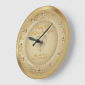 50e Gold Wedding-Jubileum Grote Klok (Hoek)