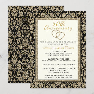 50e Golden Jubileum Celebratie Kaart