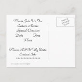 50e Golden Jubileum Party Invitation Briefkaarten (Achterkant)