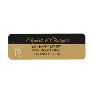 50e Golden Jubileum Sparkle Black Gold Etiket