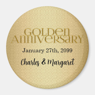 50e Golden Wedding Annivsersary Magneet