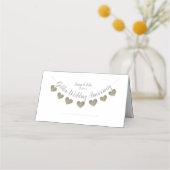 50e Golden Wedding Jubileum hart bunting (Voorkant)